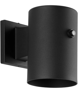 5"  LED Outdoor Aluminum Wall Mount Cylinder with Photocell Black