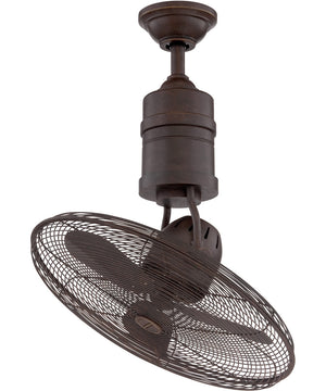 Bellows III Indoor/Outdoor Ceiling Fan (Blades Included) Aged Bronze Textured
