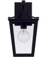 Adair 1-Light Outdoor Wall-Lantern Black