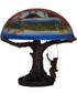 13"H Parrish Reveries Reverse Painted  Table Lamp