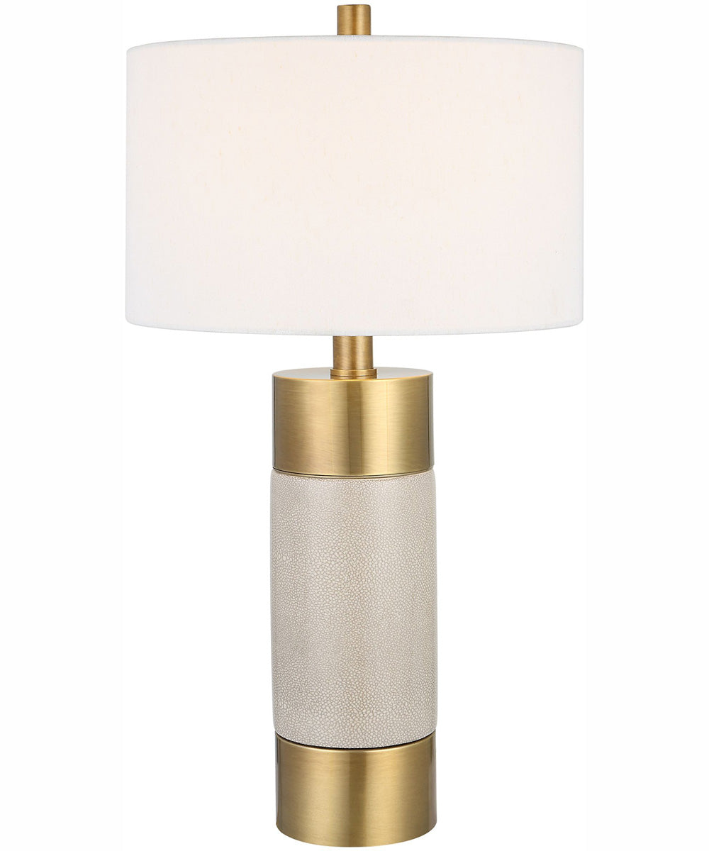 Adelia Ivory & Brass Table Lamp