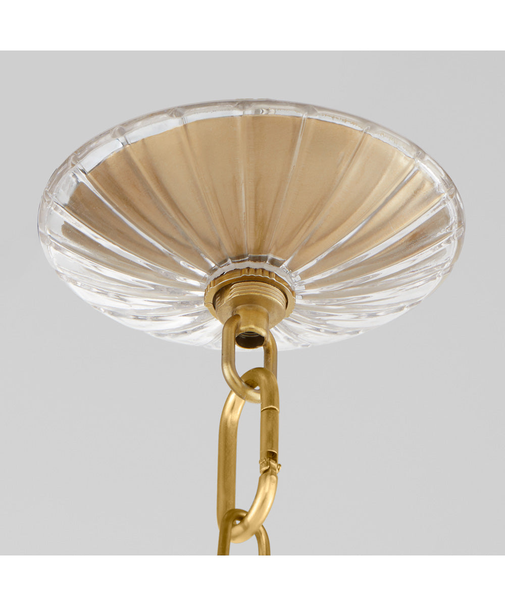 3-light Pendant Aged Brass