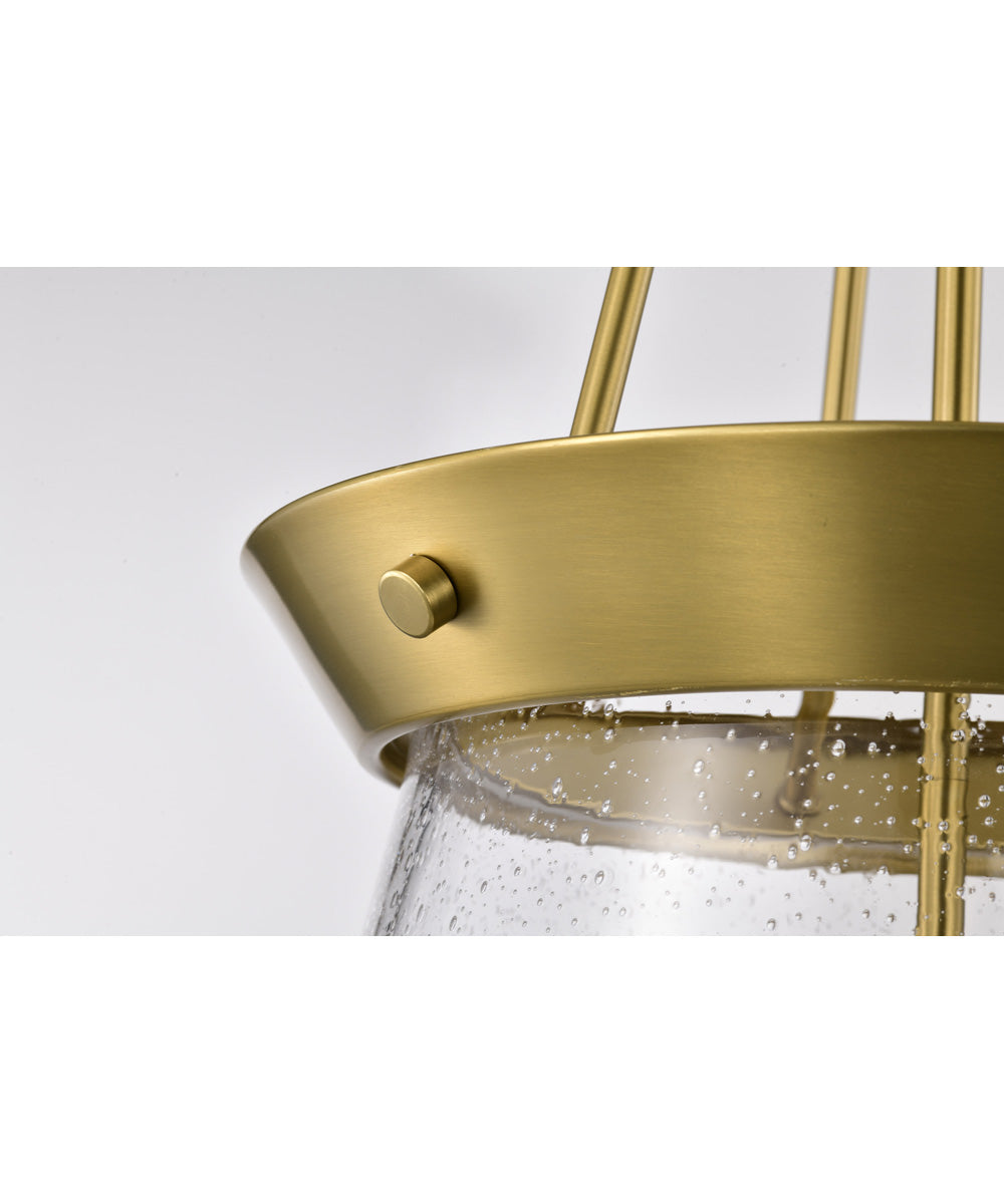 Boliver 3-Light Pendant Vintage Brass