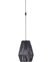 1-Light Plug-In Pendant Flat Black