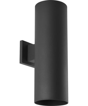 6" Outdoor Up/Down Wall Cylinder Black