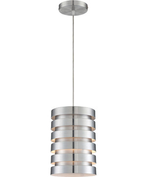 Tendrill II 1-Light Metal Pendant Lamp Aluminum