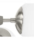Haas 4-Light Mid-Century Modern Chandelier Brushed Nickel