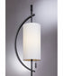 Renessa 1-Light Table Lamp Black/Off White Fabric Shade