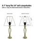 8"H SLIP UNO Adapter Converts your Lampshade to fit on SLIP UNO Lamp Base
