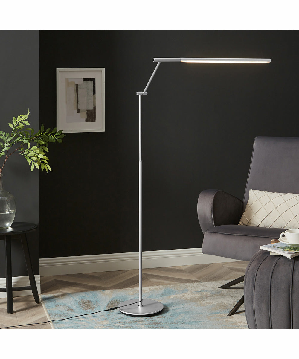 Tilla 1-Light Led Floor Lamp Silver