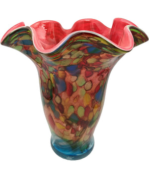 Andissa Hand Blown Art Glass Vase