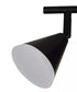 Alsy 19"W 3-Light LED Track Bar Modern Light Fixture, Matte Black with Frosted Acrylic Shades