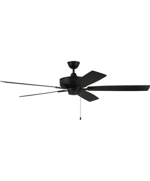Super Pro 60" Fan Ceiling Fan (Blades Included) Flat Black
