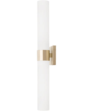 Sutton 2-Light Dual-Mount Sconce/Vanity Mount In Soft Gold