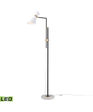 Taran 61'' High 1-Light Floor Lamp - Matte White - Includes LED Bulb
