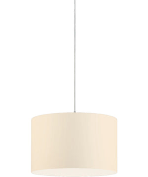 Grannus 1-Light  Pendant with white shade White