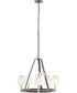 Armstrong Grove 5-Light chandelier  Espresso Brown / Satin Nickel