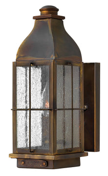 13"H Bingham 1-Light LED Small Outdoor Wall Light in Sienna