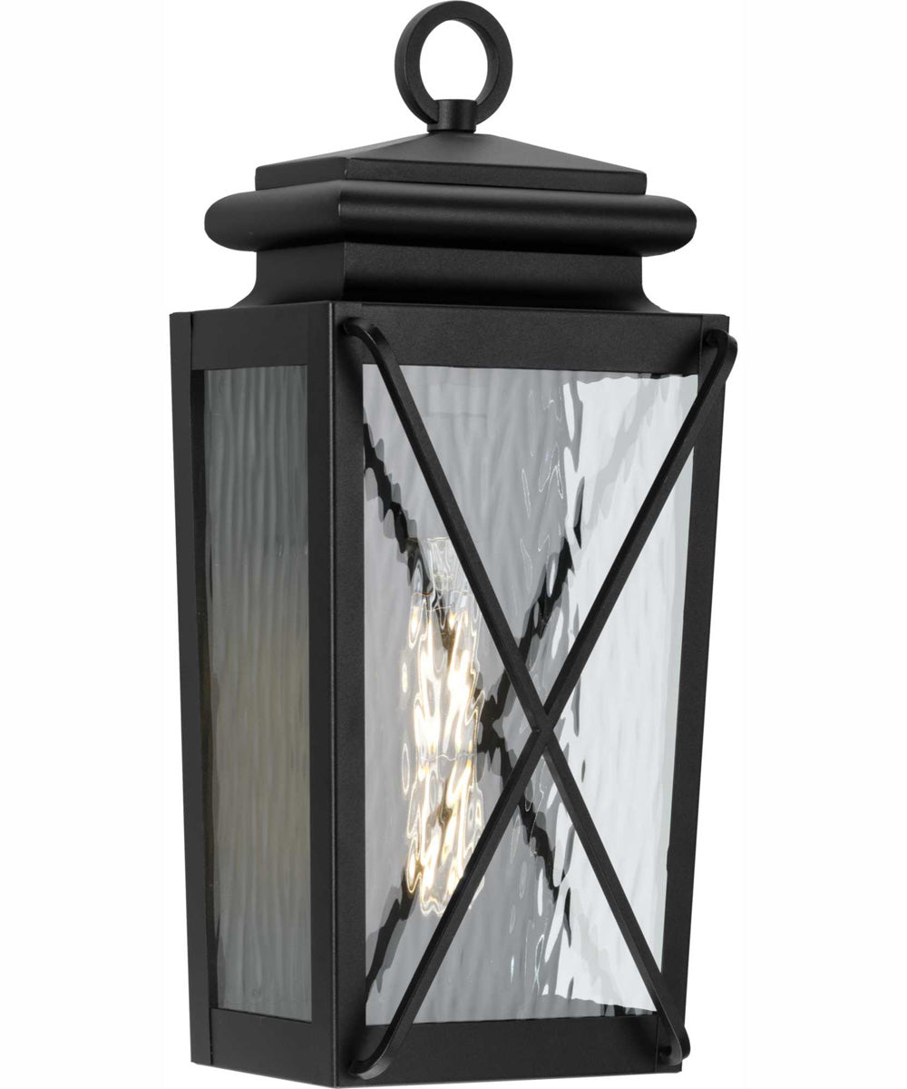 Wakeford 1-Light Transitional Outdoor Small Wall Lantern Textured Black