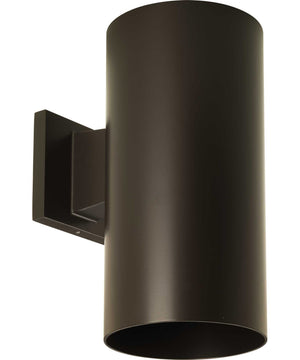 6" Bronze LED Outdoor Wall Cylinder Antique Bronze