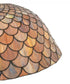 24" Wide Tiffany Fishscale Pendant