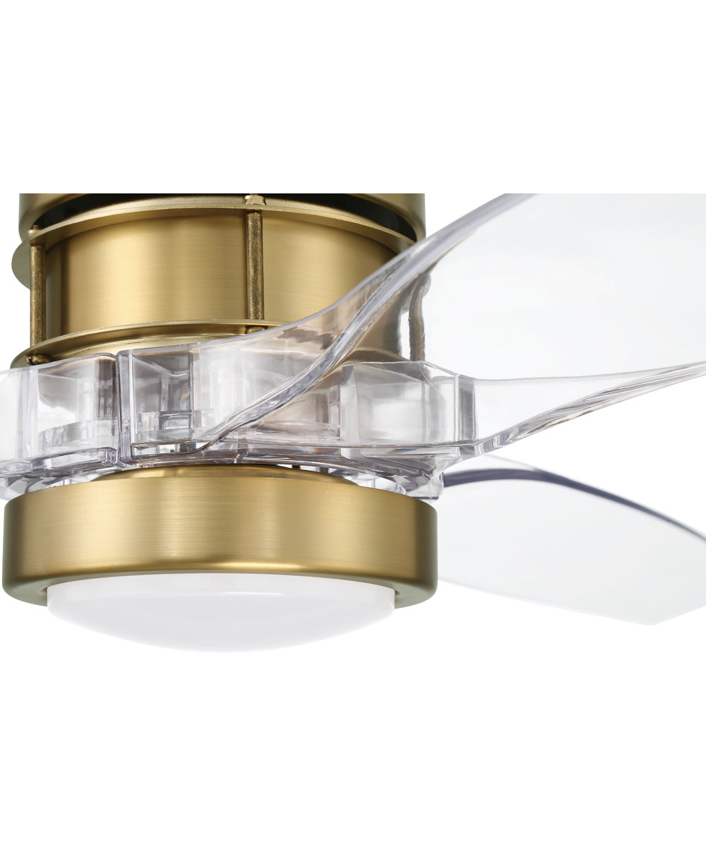 Sonnet WiFi 60 1-Light Ceiling Fan (Blades Included) Satin Brass