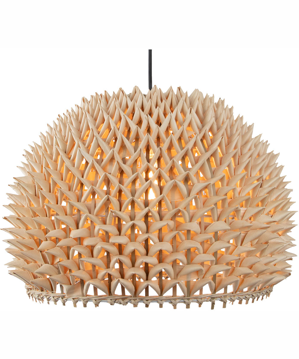 Durian 14'' Wide 1-Light Pendant - Natural