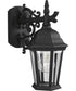 Welbourne 1-Light Small Wall Lantern Textured Black