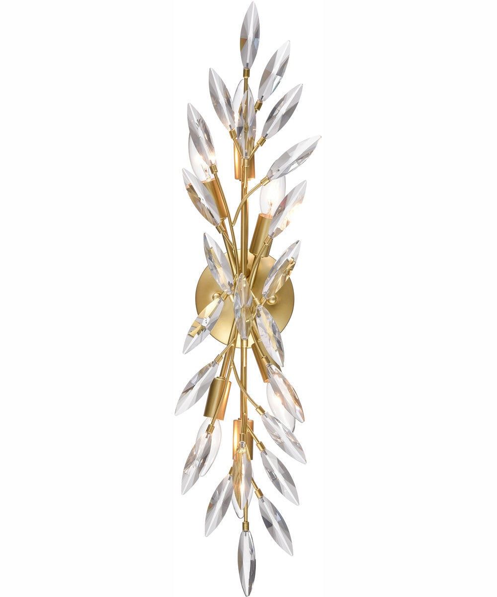 Flora Grace 28.75'' Wide 6-Light Vanity-Light - Champagne Gold