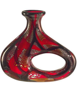 Nicholas Hand Blown Art Glass Vase
