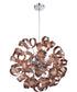 Ribbons 12-light Pendant Satin Copper