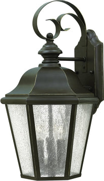 18"H Edgewater 3-Light Outdoor Wall Light Oil Rubbed Bronze