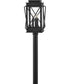 Montecito 3-Light Medium Outdoor Post Top or Pier Mount Lantern in Museum Black