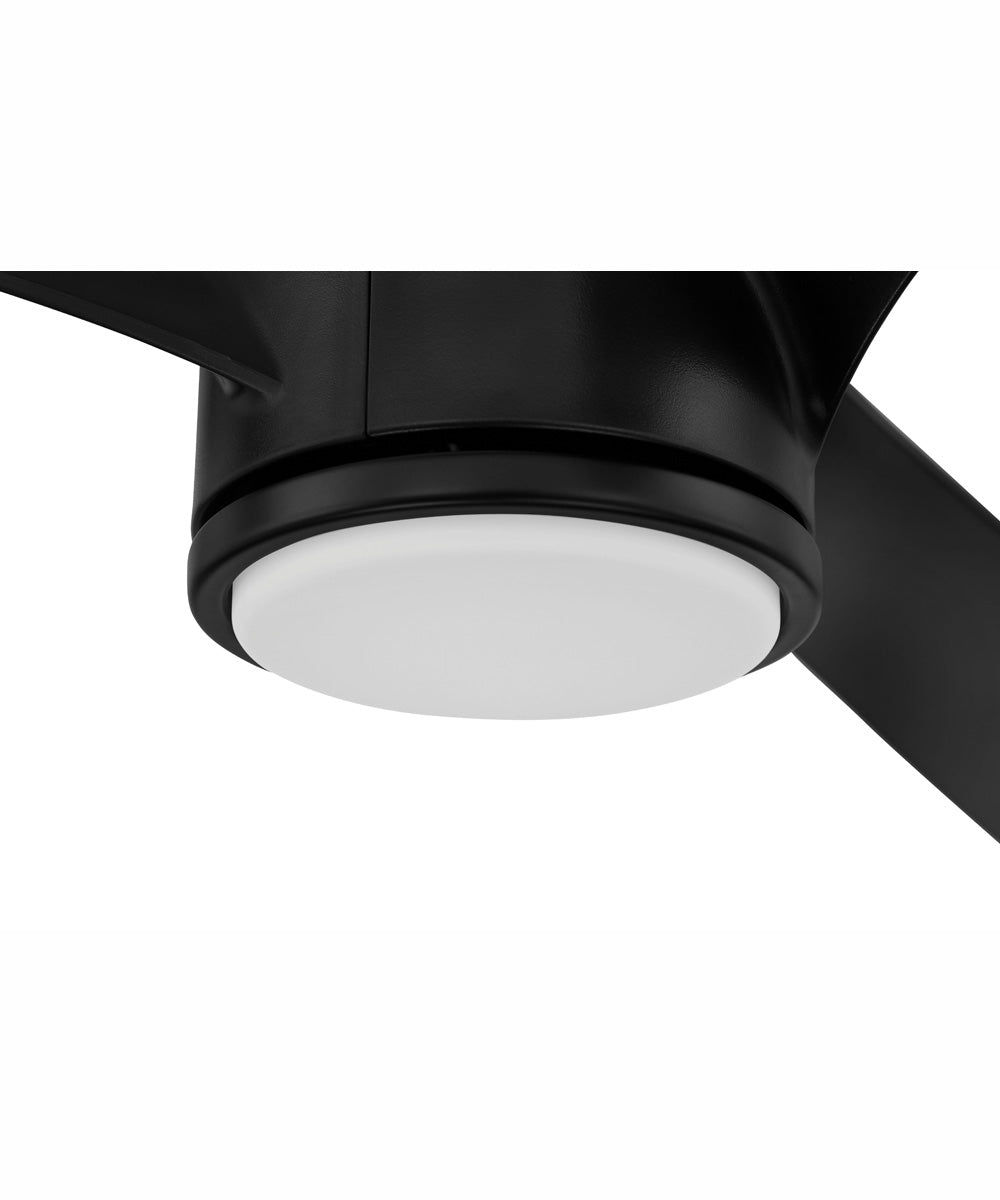 60" Phoebe 1-Light Ceiling Fan Flat Black
