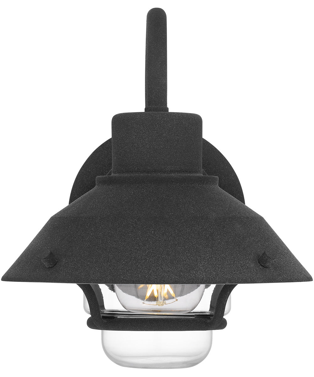 Lavalier Medium 1-light Outdoor Wall Light Mottled Black