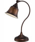 Gianna 1-Light Desk Table Lamp Antique Copper