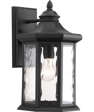 Edition 1-Light Large Wall Lantern Textured Black
