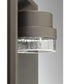 Z-1010 1-Light LED Wall Lantern Architectural Bronze