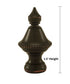 Beaded Knob Spire Ceiling Fan Pull, 1.5"h with 12" Oiled Bronze Brass Chain
