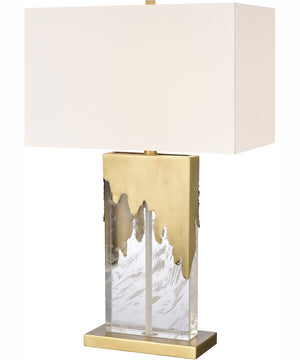 Custom Blend 28'' High 1-Light Table Lamp - Clear