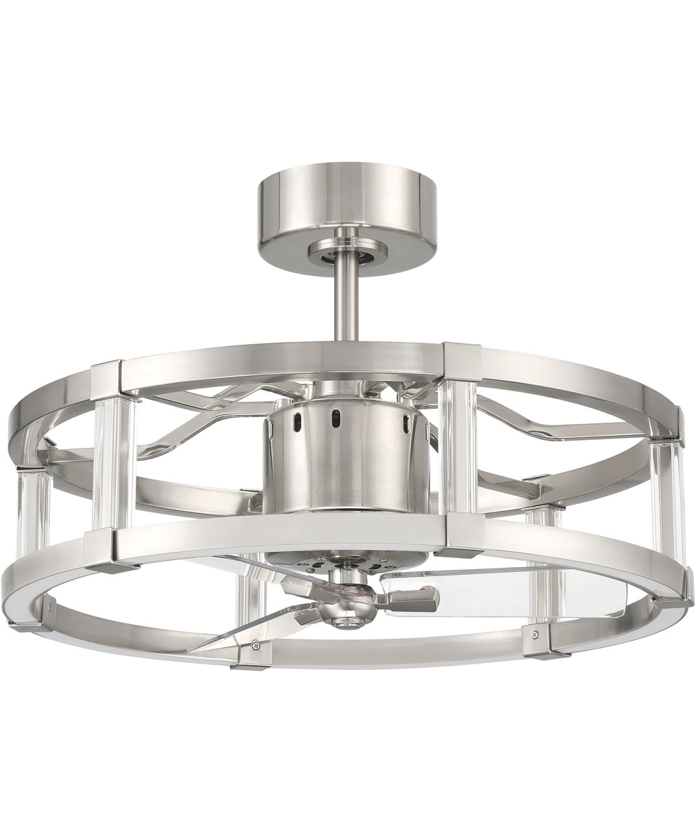 Alexis 1-Light Ceiling Fan (Blades Included) Brushed Polished Nickel