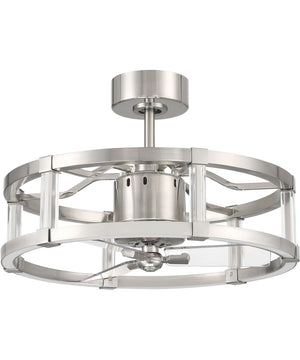Alexis 1-Light Ceiling Fan (Blades Included) Brushed Polished Nickel