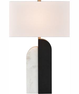 Ohara 28'' High 1-Light Table Lamp - Matte Black - Includes LED Bulb