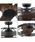 Bastrop 26" Indoor/Outdoor 3-Blade GraphiteTransitional Ceiling Fan with 3 Speed Remote Control Graphite