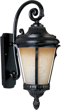 22"H Odessa LED 1-Light Outdoor Wall Lantern Espresso