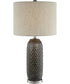 Covington 1-Light Table Lamp Aged Brz Ceramic Body/Linen Shade