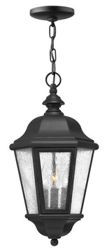 10"W Edgewater 3-Light LED Outdoor Hanging Light in Black