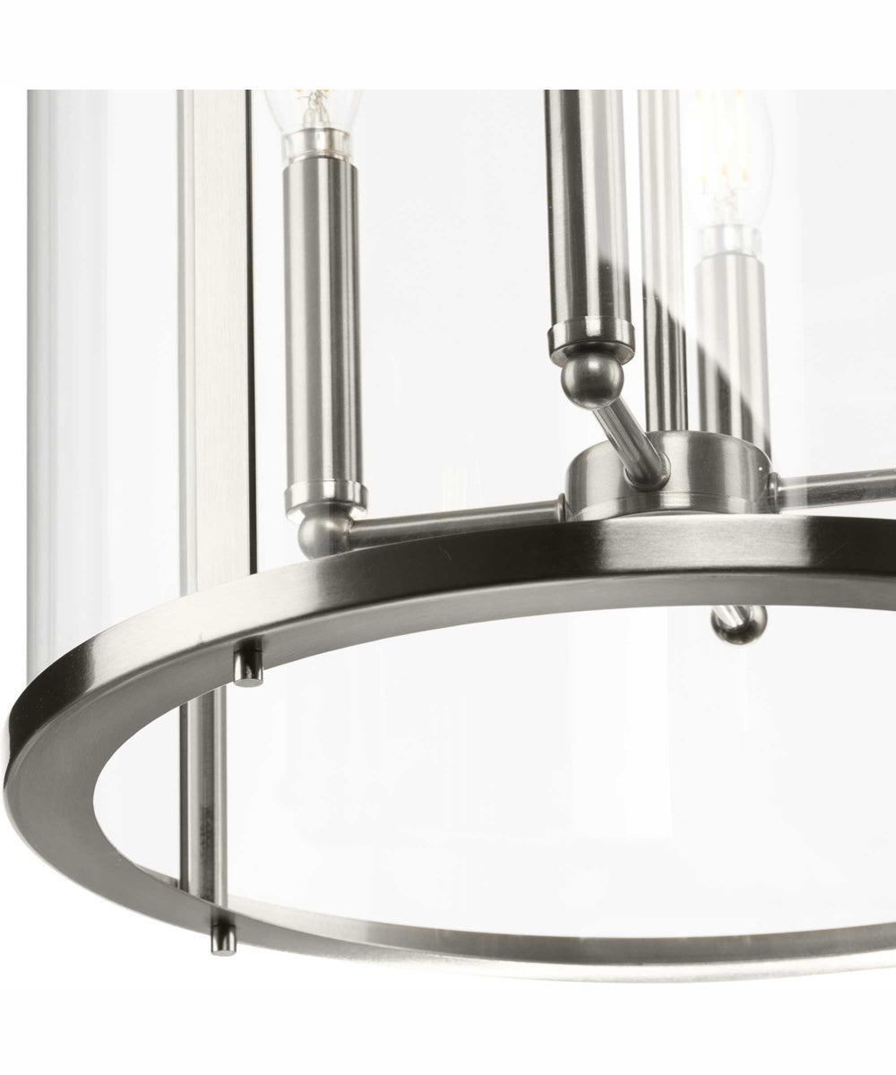 Gilliam 4-Light New Traditional Hall & Foyer Brushed Nickel