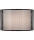 20x20x11 Perforated Metal ORB/White Linen Double Drum Hardback Lampshade