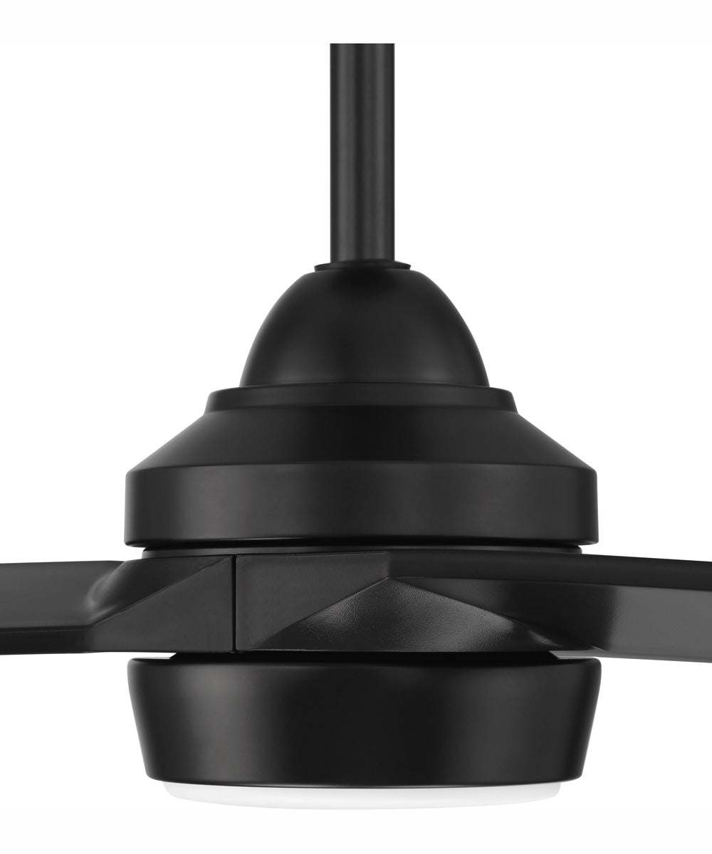 60" Sterling 1-Light Indoor/Outdoor Ceiling Fan Flat Black